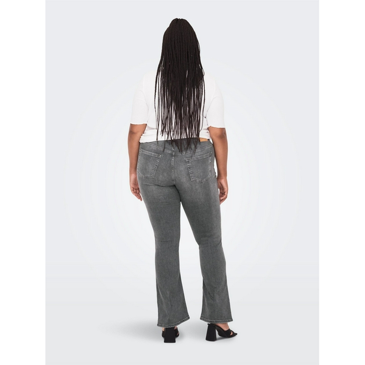 ONLY Carmakoma Women's Trousers Carwilly Reg Sk Ankle Rw Dnm Cro26, blue (medium blue denim